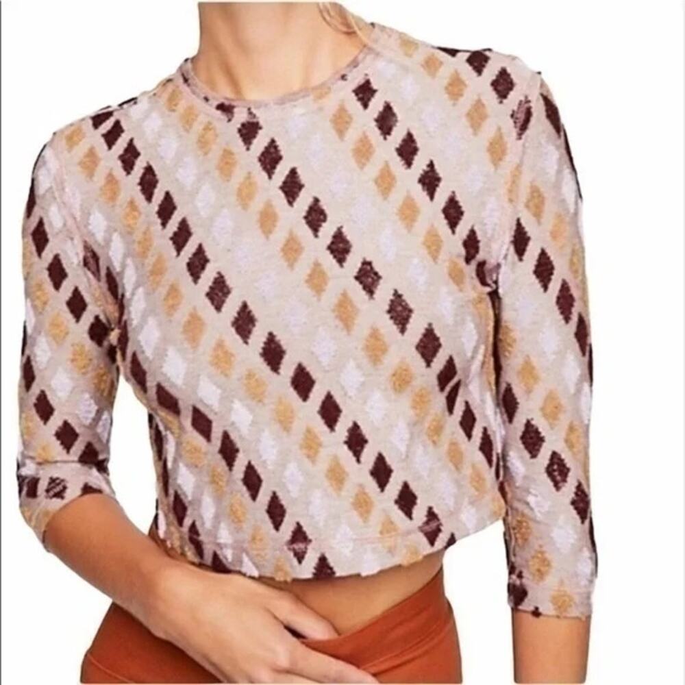 Free People Women's Magic Carpet Crop Top Size S‎